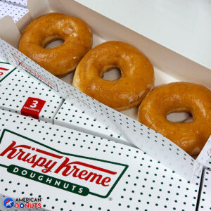 Krispy Kreme Original Glazed Donuts Berliner Doughnuts 3 Pack