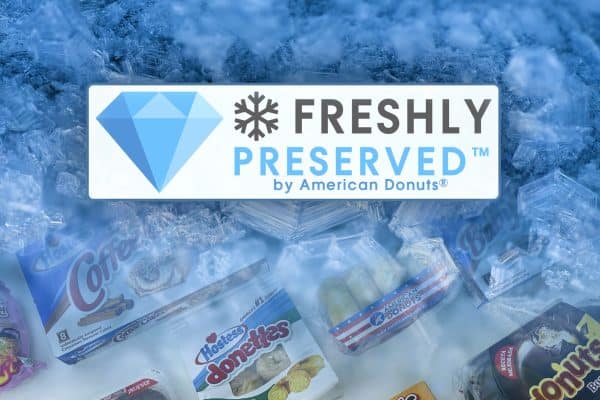 Freshly Preserved Donuts Freezer Best Quality Conservation Import USA Made Doughnuts