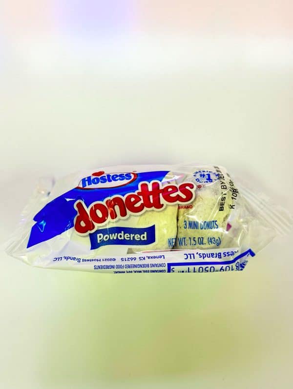 Hostess Donettes Powdered 3 Mini Donuts