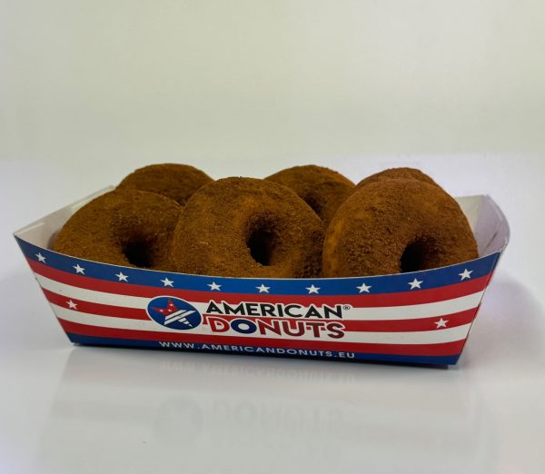 American Donuts Premium Mini Kaneel Donuts met Vanille