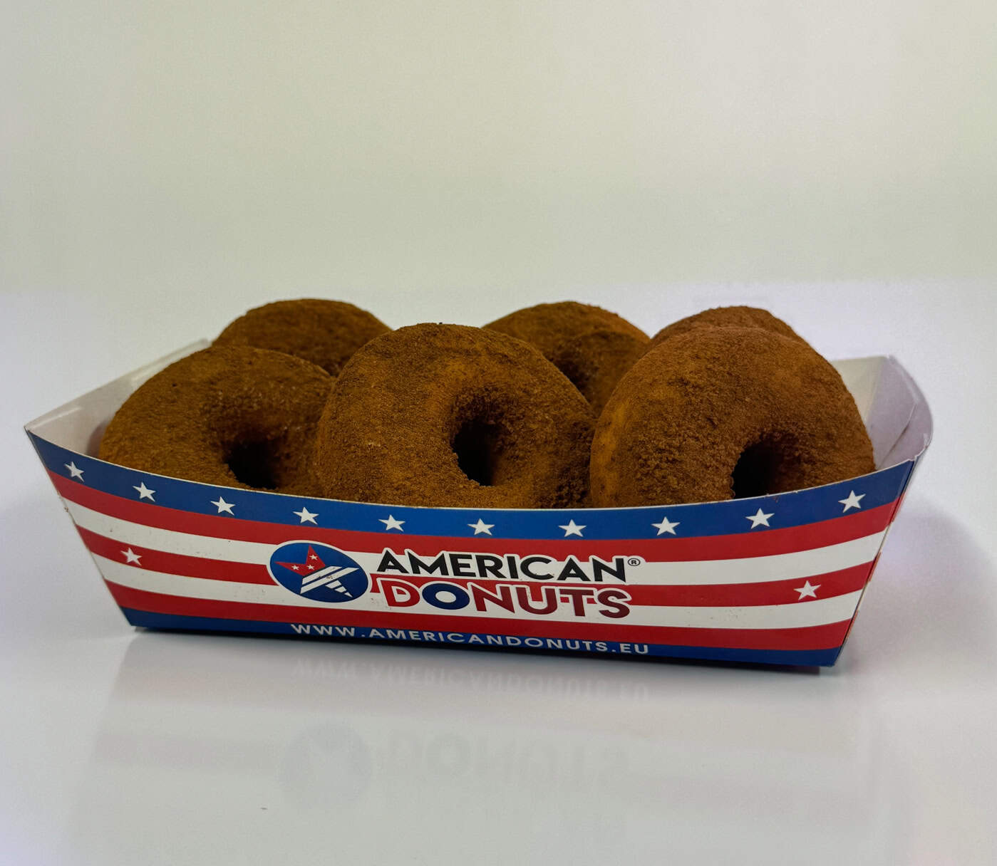American Donuts Premium Mini Kaneel Donuts met Vanille