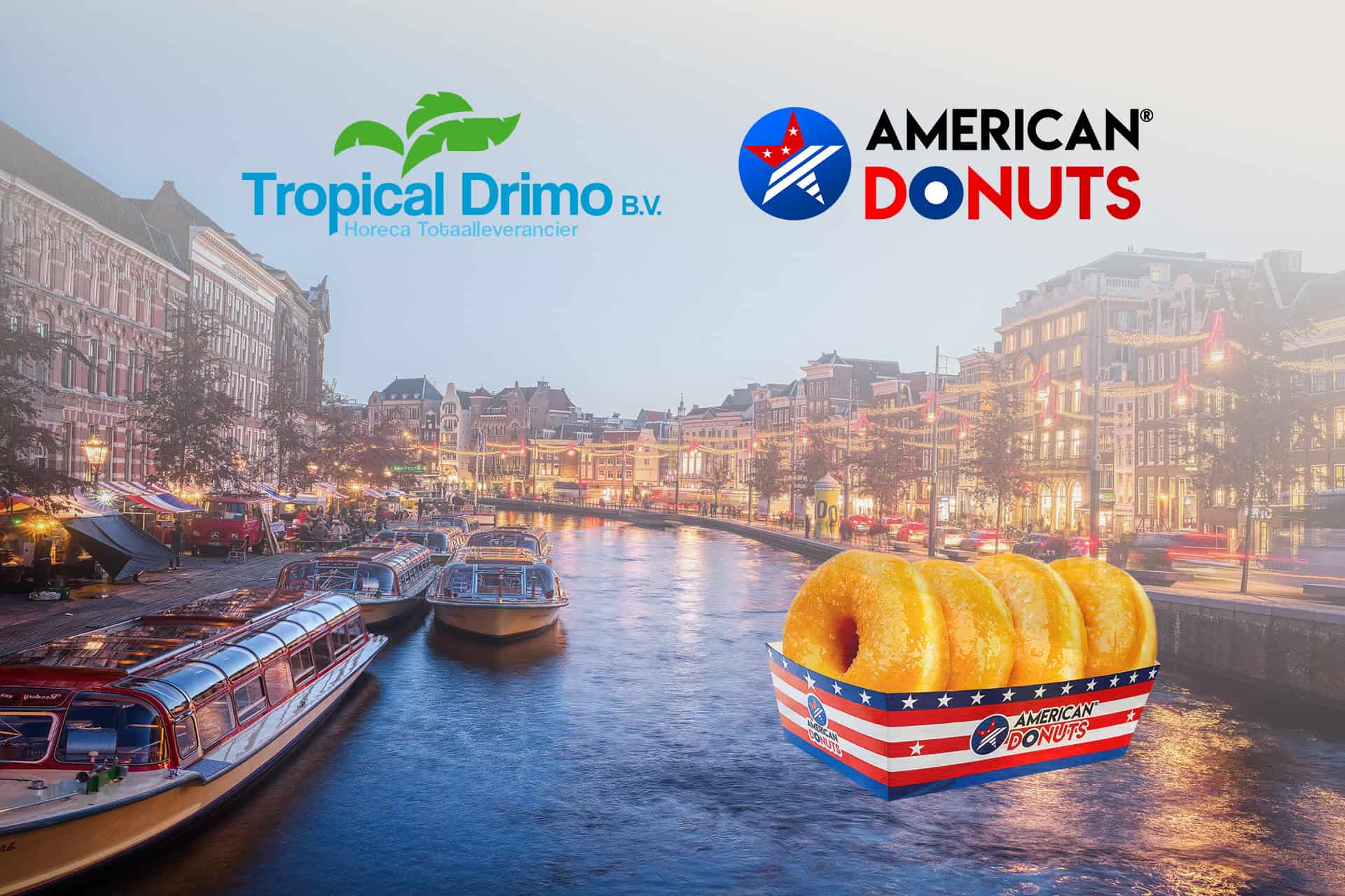 Tropical Drimo Groothandel Wholesale American Donuts Amsterdam
