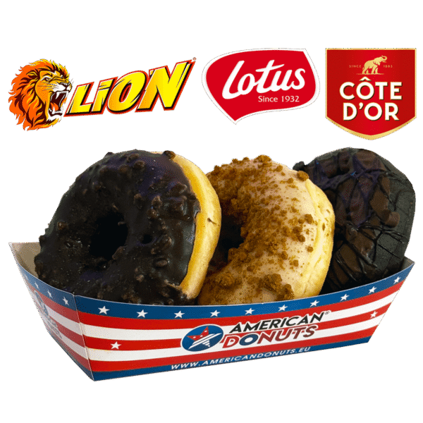 Lotus Lion Cote dOr Chocolade Premium Filled American Donuts Kopen Buy Online