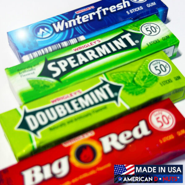 Wrigleys Big Red Doublemint Spearmint Winterfresh Packs of Gum Europe